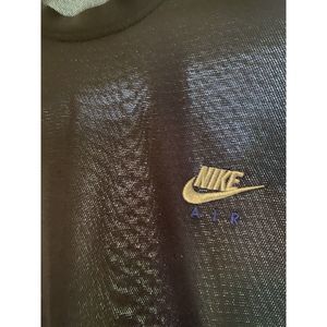 Nike Air Blue White Short Sleeve Shirt Mens Size XL Vintage Pre Owned